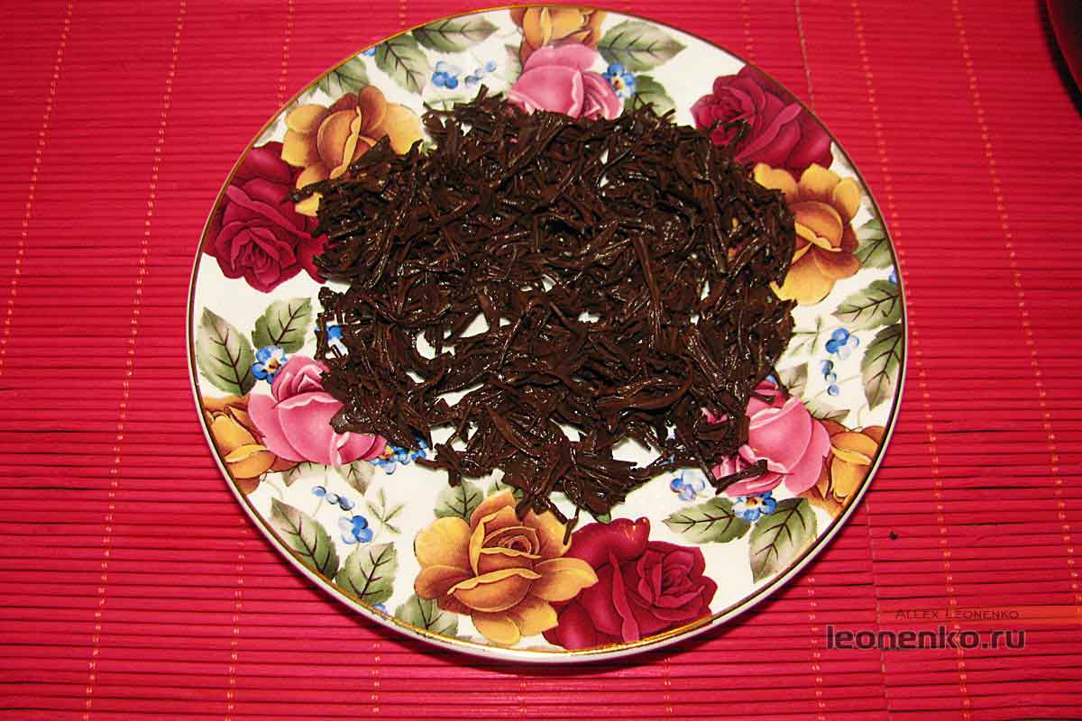 YiXing Sour Black Tea спитой лист