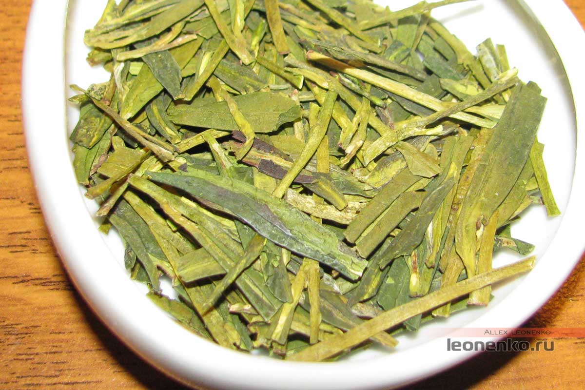 Лунцзин Юнча, сухой чай