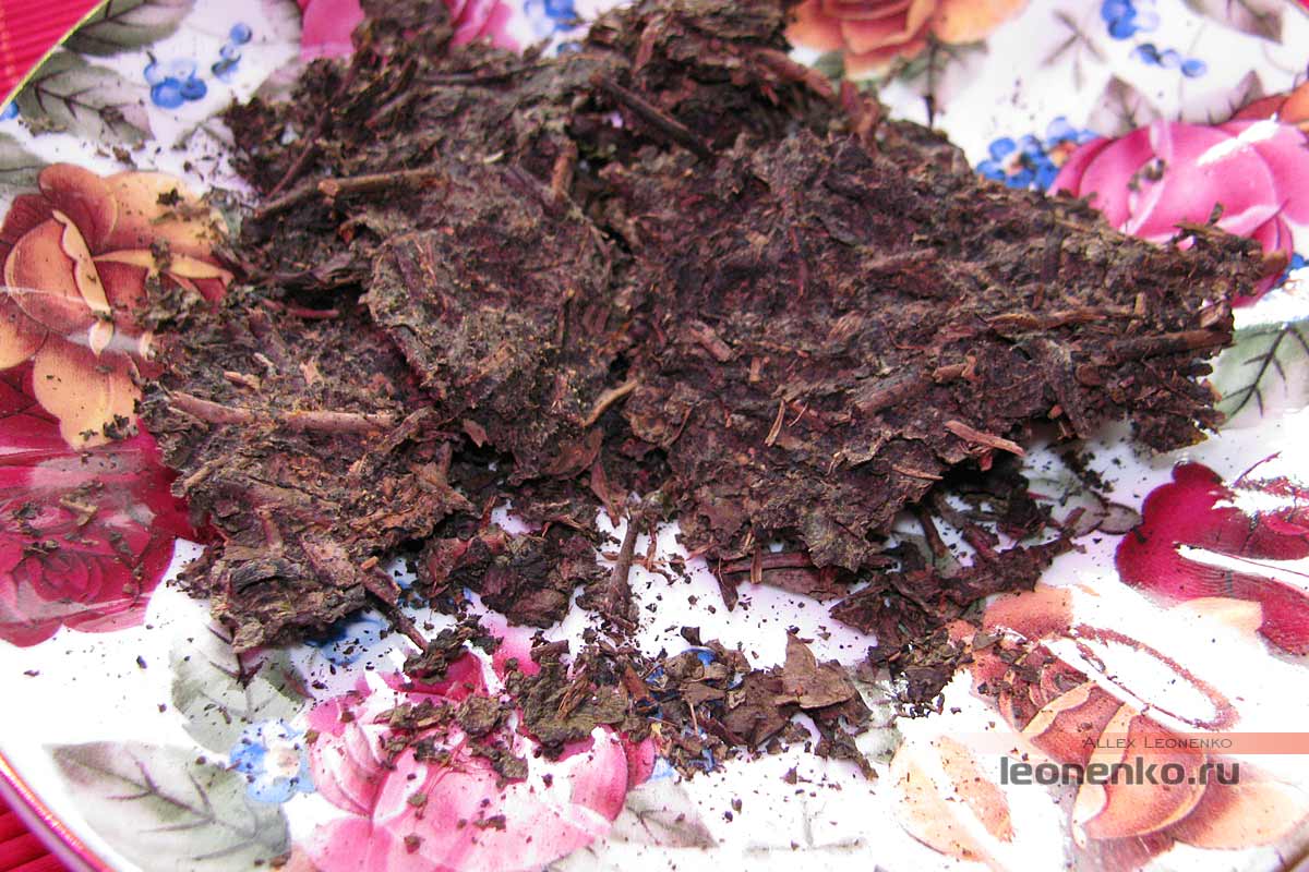 Фу Ча от Baishaxi – Аньхуанский черный чай - золотая плесень Цзинь Хуа