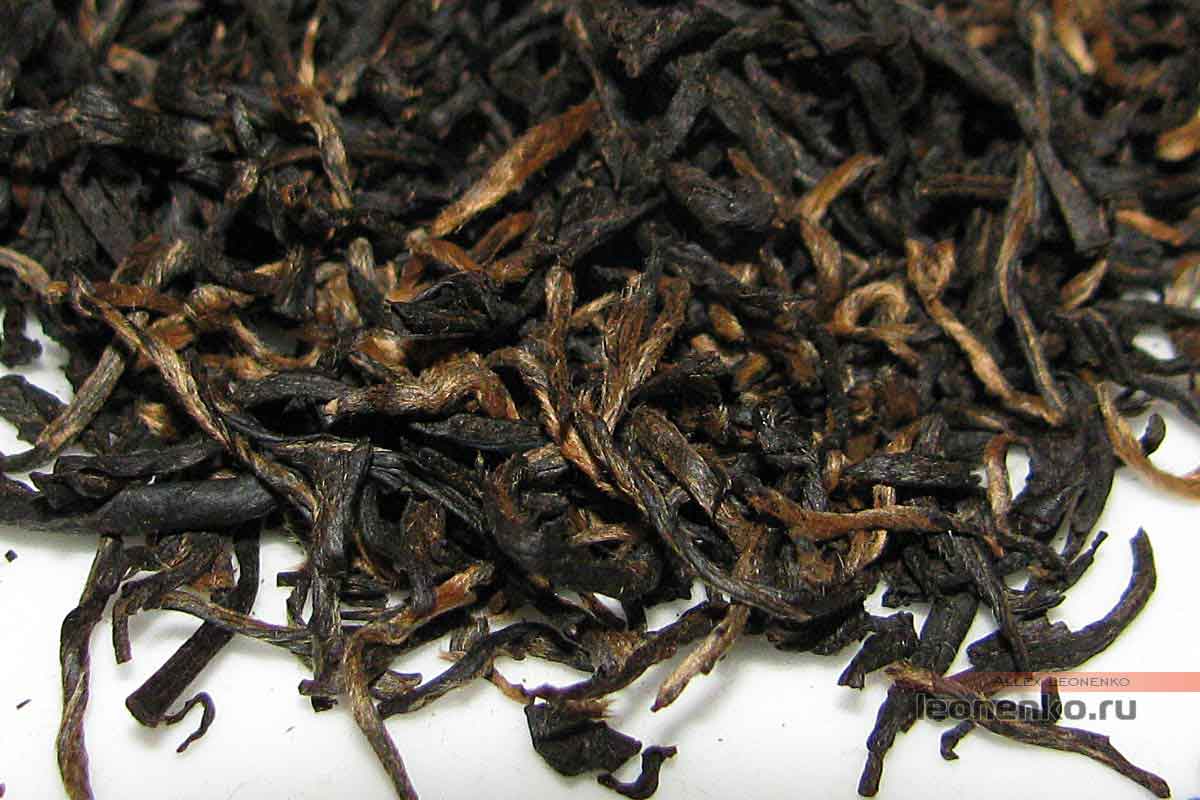 YiXing Sour Black Tea крупным планом