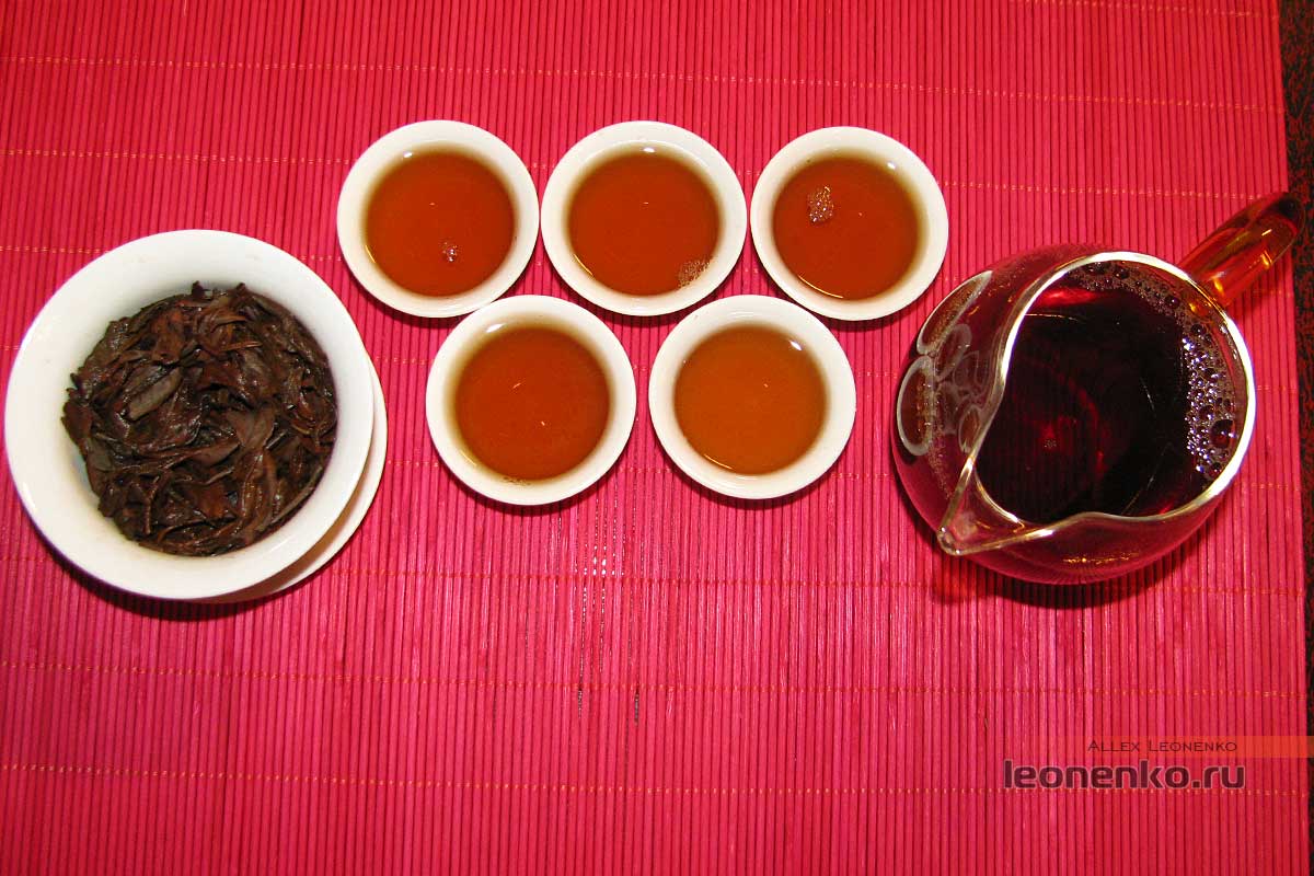 Лаосский шайхун -готовый чай