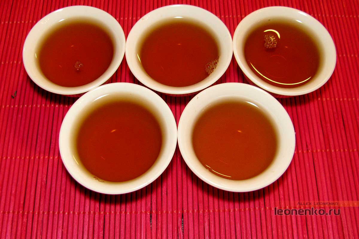 Лаосский шайхун - готовый чай