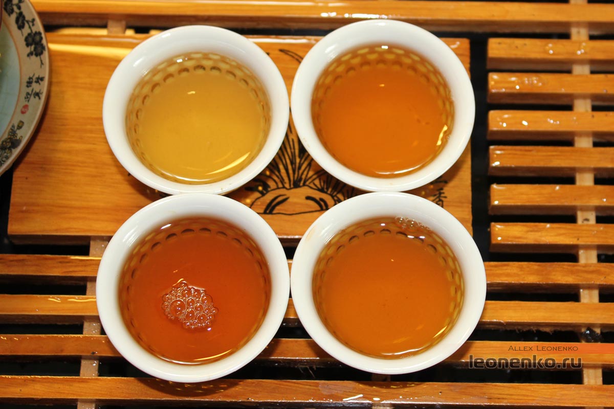 Старый белый чай Лао Бай Ча Шоу Мэй, настой